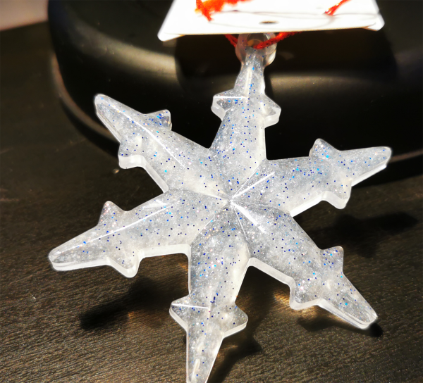 Cross star pendant for Christmas tree